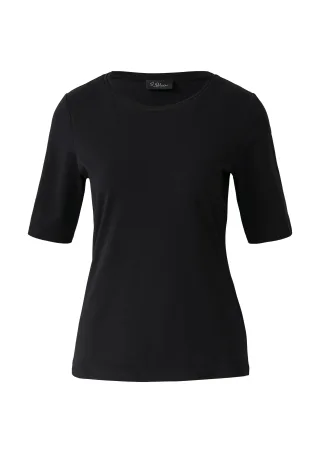 s.Oliver BLACK LABEL - T-Shirt schwarz - Gr. - 34