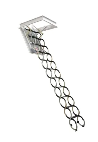 Feuerhemmende Bodentreppe Scherentreppe  EI 60 – Feuerwiderstandsklasse F60