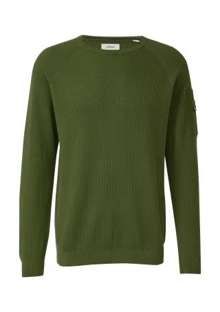 s.Oliver - Strickpullover olive - Gr. - 3XL
