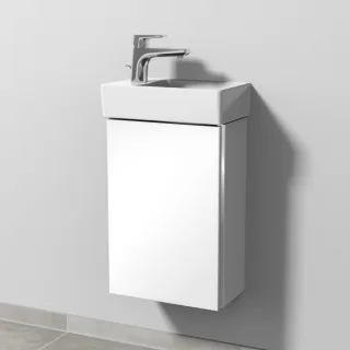 Sanipa 3way Waschtischunterbau zu Villeroy & Boch Avento Waschtisch mit 1 Tür, Weiß-Glanz BS62678