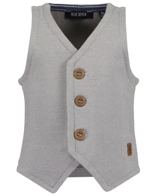Blue Seven - Mini Kn Sweat-Weste grau - Gr. - 74