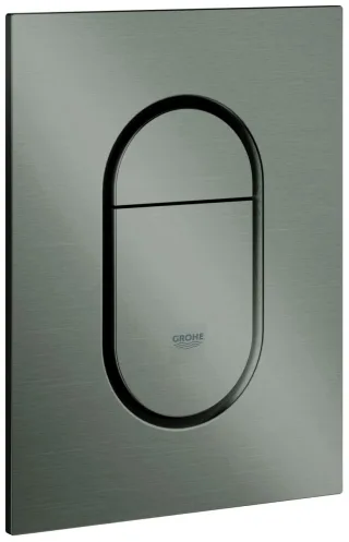 GROHE WC-Betätigung Arena Cosmopolitan S 37624 2-M/Start&Stopp hard graphite geb., 37624AL0 37624AL0