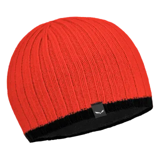 SALEWA - Ortles Wool Mütze - Rot (Gr.UNI58)
