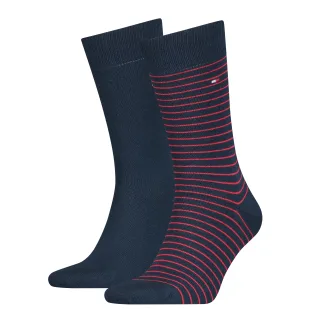 Tommy Hilfiger Socken "TH MEN SMALL STRIPE SOCK 2P" 2 Paar, 2 Paar tlg. Tommy Hilfiger-Branding