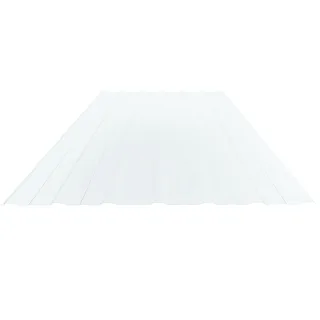 Polycarbonat Lichtplatte | Spundwand | T18+ | 1 mm | Breite 1168 mm | glasklar
