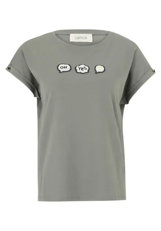 CARTOON - Baumwollshirt grün - Gr. - 36