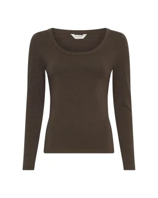 msch copenhagen - Langarmshirt - Kath braun - Gr. - XS/S