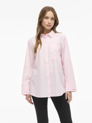 VILA - VIELLIA L/S SHIRT/BFS Cherry Blossom - Gr. - 36