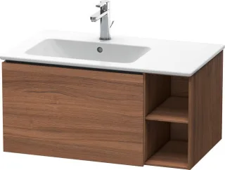 Duravit L-Cube Waschtischunterbau wandhängend Nussbaum Matt 820x481x400 mm - LC619107979 LC619107979