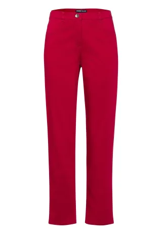FRANK WALDER - Hose DREAM TONES in Jeansoptik merlot - Gr. - 42