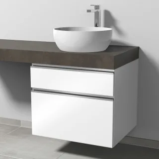 Sanipa Waschtischunterbau mit Auszügen 2morrow (L2315) 510x600x520 Weiß-Glanz, L231578 L231578