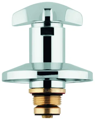 Grohe Oberteil 11504 für UP-Ventile Trecorn Gr. Mark. blau 3/4" chrom, 11504000 11504000