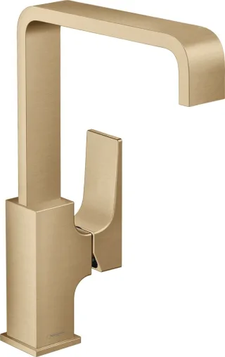 Hansgrohe Waschtischmischer 230 Metropol Brushed Bronze Schwenkauslauf mit Push-Open Ablaufg., 32511 32511140