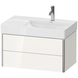 Duravit XSquare Waschtischunterbau wandhängend Stein Grau Seidenmatt 784x460x397 mm - XS416909292 XS416909292
