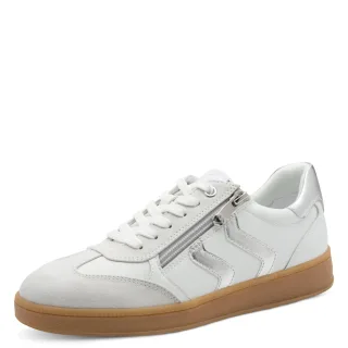 MARCO TOZZI - Da.-Schnürer white/silver - Gr. - 42