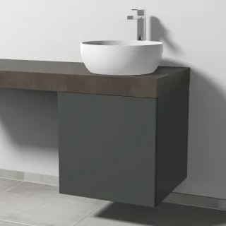 Sanipa WTU mit Tür A: links 2morrow (P1360L) 510x500x520 Anthrazit-Matt, P136022L P136022L