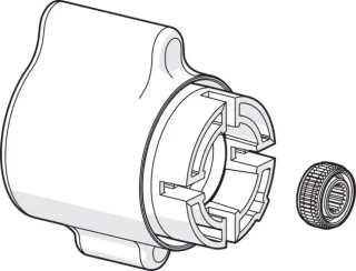 Hansa Absperrgriff HANSA 1006 chr  1006423V