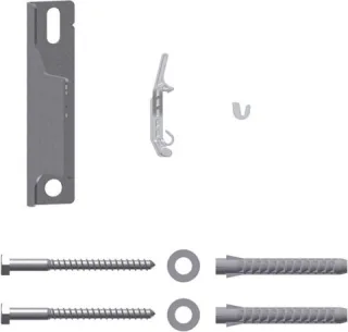 Kermi Wandkonsolen-Set kurz für Duett WA 61mm, weiß, ZB02820003 ZB02820003