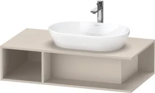 Duravit D-Neo Konsolenwaschtischunterbau wandhängend Taupe Matt 1000x550x260 mm - DE495909191 DE495909191