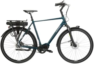 Kross "E-Citybike Sentio Hybrid 5.0 28 Zoll blau" 7 Gang Shimano NEXUS Schaltwerk Nabenschaltung Mittelmotor 250 W Pedelec, Elektrofahrrad für Damen und Herren