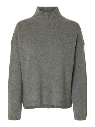 Selected - Pullover - Slfcille grau - Gr. - M