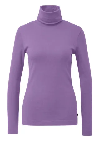 Q/S designed by - Langarmshirt mit Rollkragen violet - Gr. - XXL