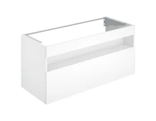 Keuco Stageline Waschtischunterbau 120,0 x 62,5 x 49,0 cm, mit Auszug, mit Fachbeleuchtung, 32882300 32882300100