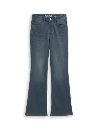 Tom Tailor - TTSTELLA BOOTCUT Jeans mit Stretch mid stone blue grey denim - Gr. - 27/30