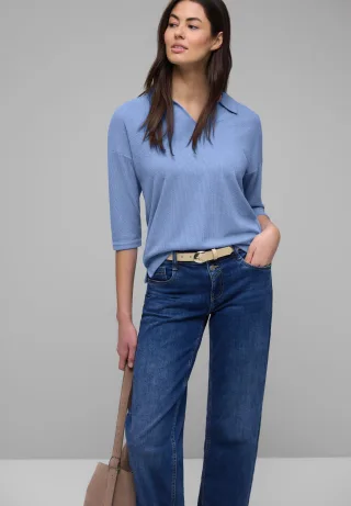 STREET ONE 3/4-Arm-Shirt mit 3/4 Ärmeln