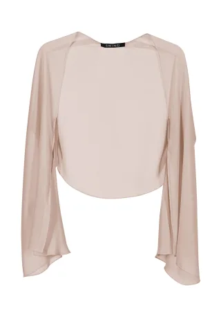 SWING - Stola aus Chiffon peach blush - Gr. - S