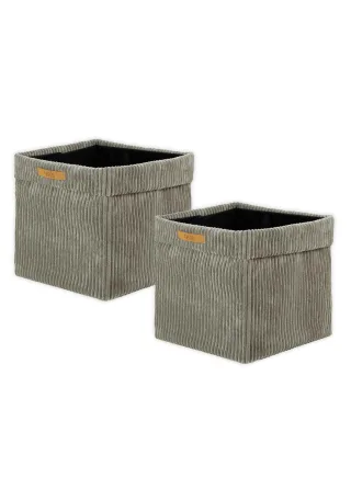 Lycce Aufbewahrungsbox "Aufbewahrungskorb Faltbare Aufbewahrungsbox Cord 2P 2er Pack"