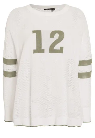 Marc Aurel - Pullover white varied - Gr. - M