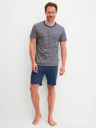 CALIDA - MEN Short pyjamas dark denim - Gr. - M
