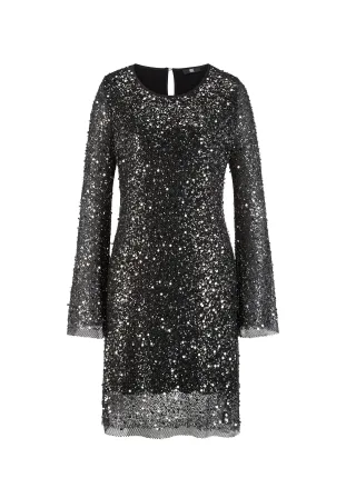 RIANI - Kleid Maschenware black patterned - Gr. - 38