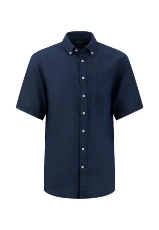 FYNCH-HATTON - Summer Linen, B.D., 1/2 navy - Gr. - 3XL