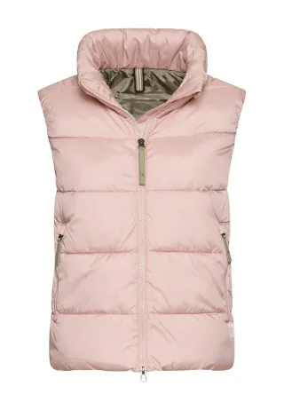 camel active - Steppweste mit 2-Wege-Reißverschluss rose - Gr. - 42