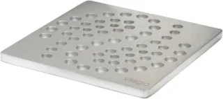 Viega Rost 4928.4 in 100x100mm Edelstahl matt-vernickelt 492311