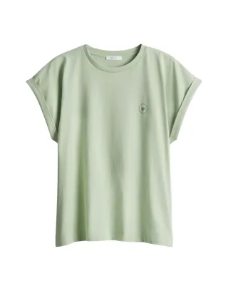 Opus - T-Shirt - Sparis grün - Gr. - 36