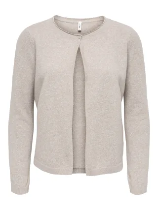 ONLY - ONLLOYAL LIFE LS ONE BUTTON CARD KNT Beige - Gr. - XS