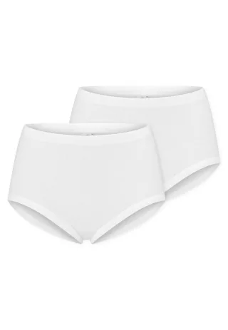 SCHIESSER - 2PACK Taillenslip weiss - Gr. - 42
