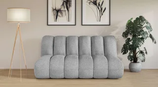 LeGer Home by Lena Gercke 2,5-Sitzer "Priya Designersofa, moderne Steppung, auch in Bouclé" gemütlich und modern, B/T/H: 185/108/84 cm