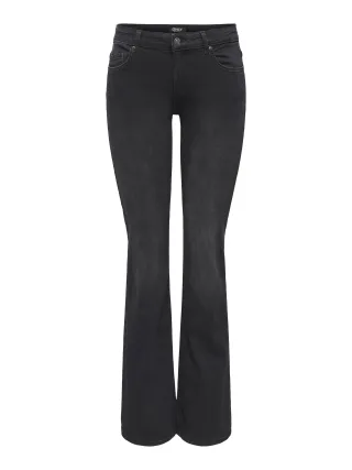 ONLY - ONLBLUSH MID FLARED DNM TAI1099 NOOS Washed Black - Gr. - XS/34