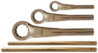 KS Tools BRONZEplus Zugringschlüssel-Satz 18-tlg - 963.8081