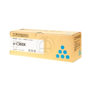 Original 408251 RICOH Type SPC360X SP Toner cyan