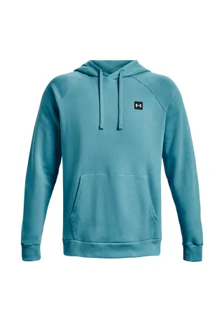 Under Armour Rival Fleece Hoodie Herren Sweatshirt 1357092 433 blau