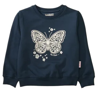 STACCATO - Sweatshirt mit Schmetterling-Print depp blue - Gr. - 92/98
