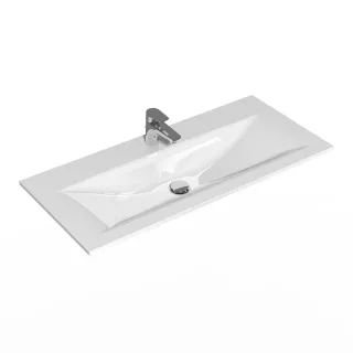 Sanipa Glaswaschtisch CantoBay, WG1149Z, H:15, B:986, T:454 mm WG1149Z