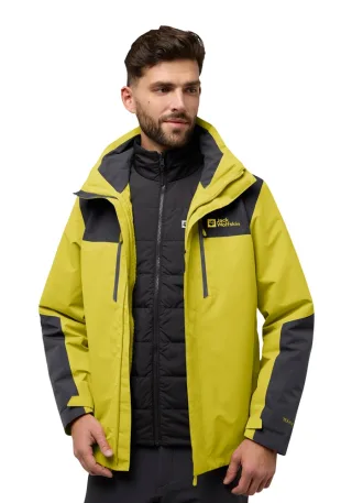 Jack Wolfskin 3-in-1-Funktionsjacke "JASPER 3IN1 JKT M" mit Kapuze