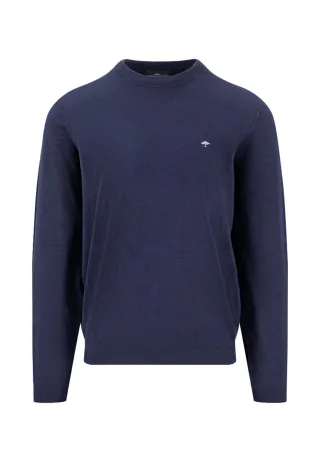FYNCH-HATTON - O-Neck, Slub navy - Gr. - L