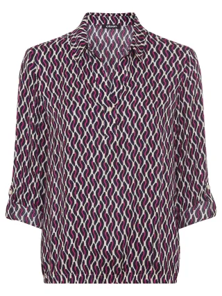 Olsen - Blouse Woven Long Sleeves sweet orchid - Gr. - 48
